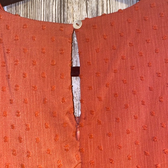 Rust Long-sleeve Dress - Picture 8 of 9